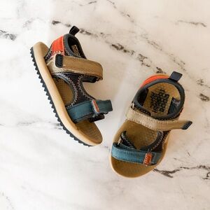 OshKosh B'gosh Kids Sandals - Tan, Blue, and Orange